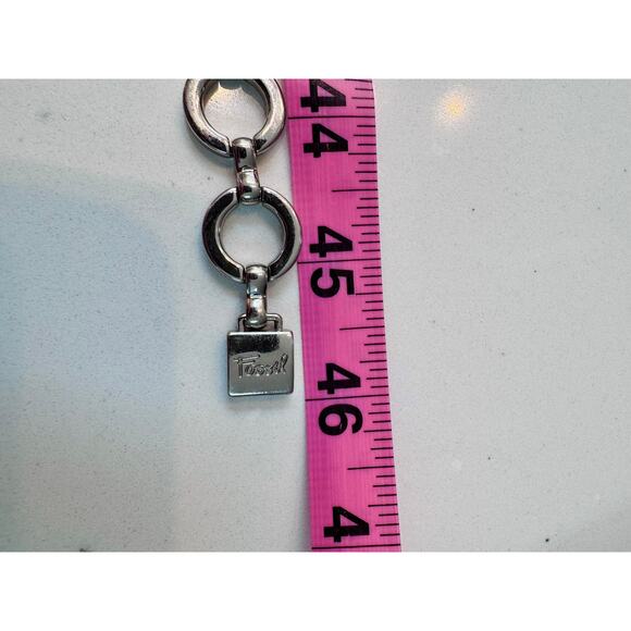 Fossil Silver Chain Link Belt Adjustable Toggle Waist Belt main image 7